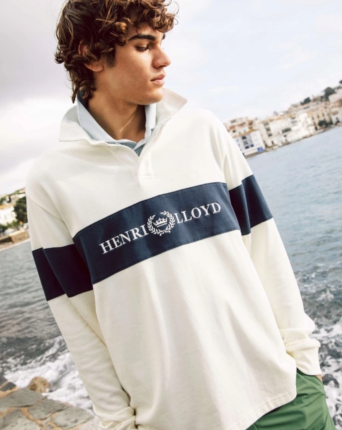 Bluza Męska Henri Lloyd Voyager Rugby Shirt A242155007 010