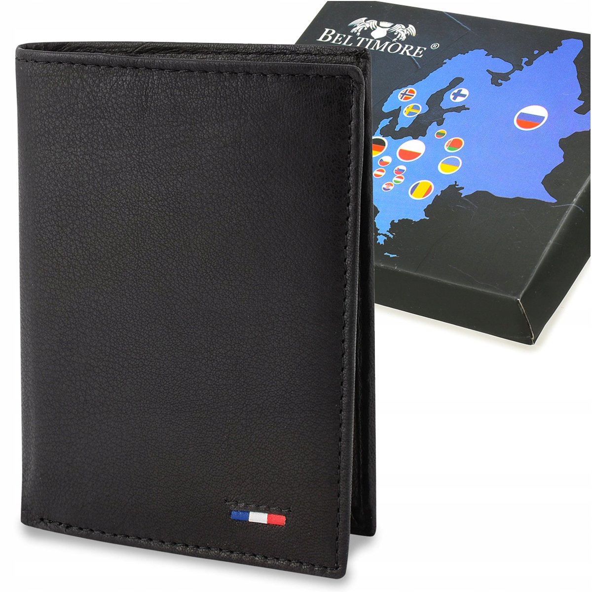 

Męski portfel skórzany klasyczny RFiD Beltimore