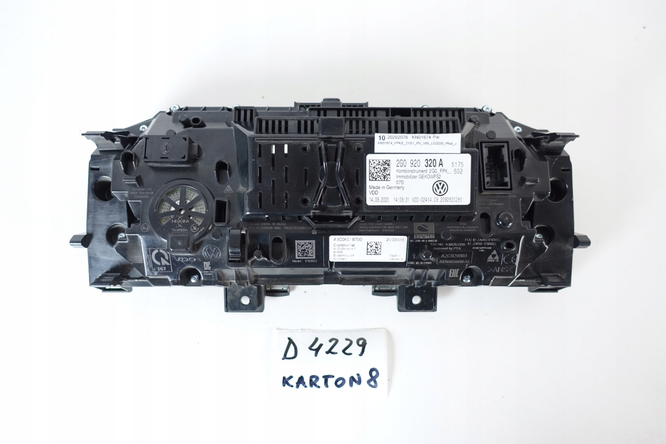dials VIRTUAL dials LCD VW POLO TAIGO 2G0