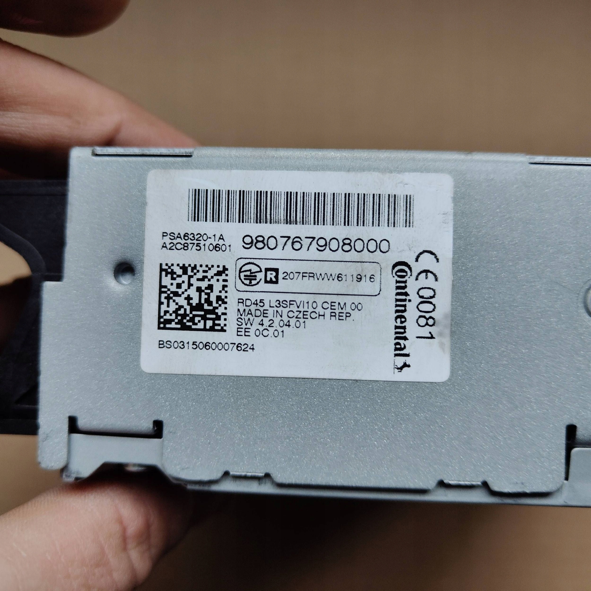 Stacja multimedialna Peugeot 308 980767908000