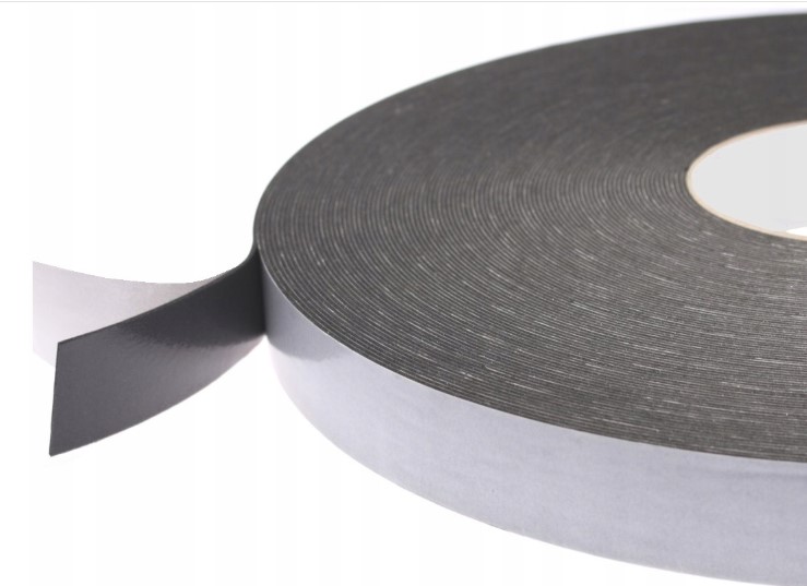 38 mm/50 m Oboustranná Pěnová Páska Černá pro rolety zrcadel lišt Silná