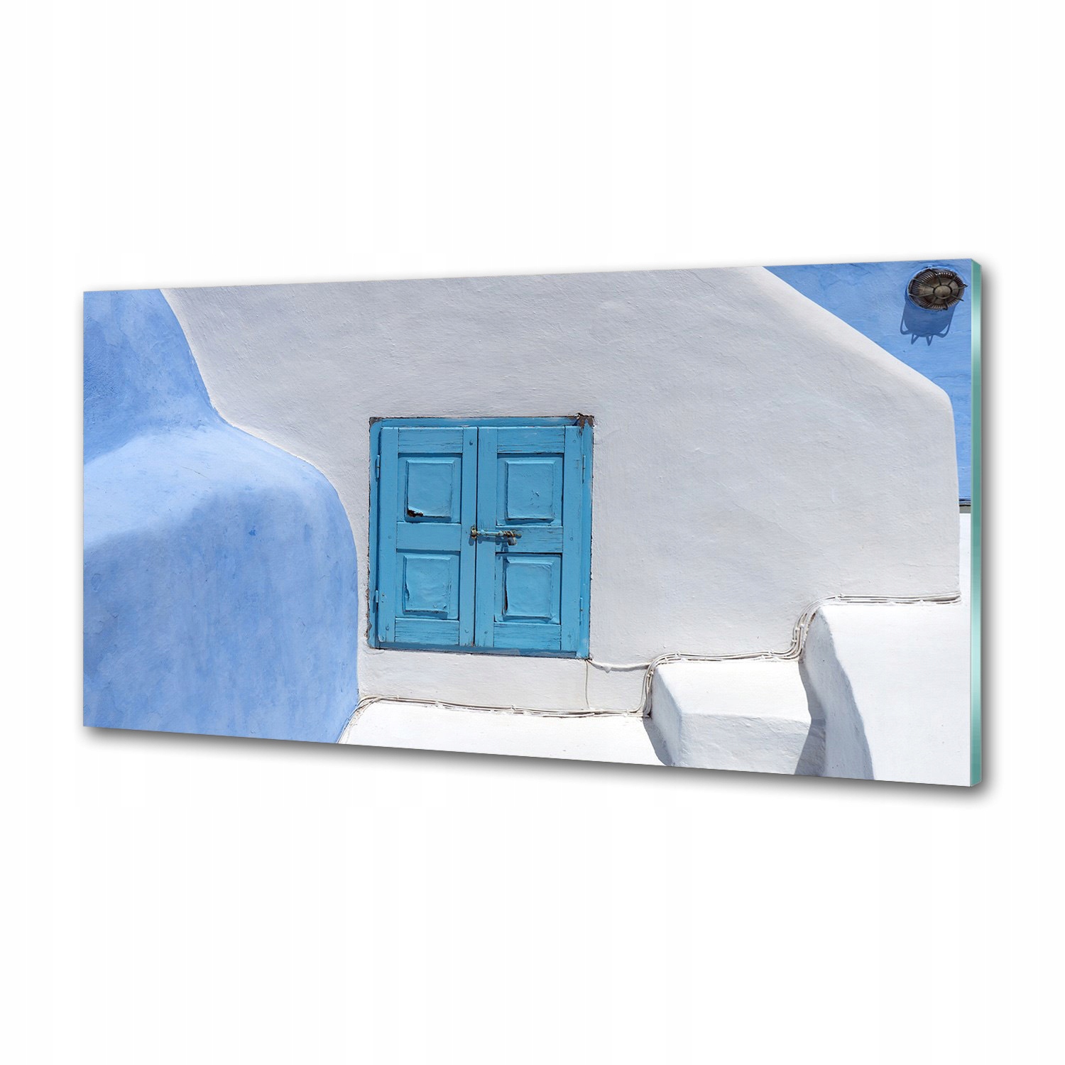 Panel do kuchyne Santorini Grécko 100 x 50 cm Lepidlo