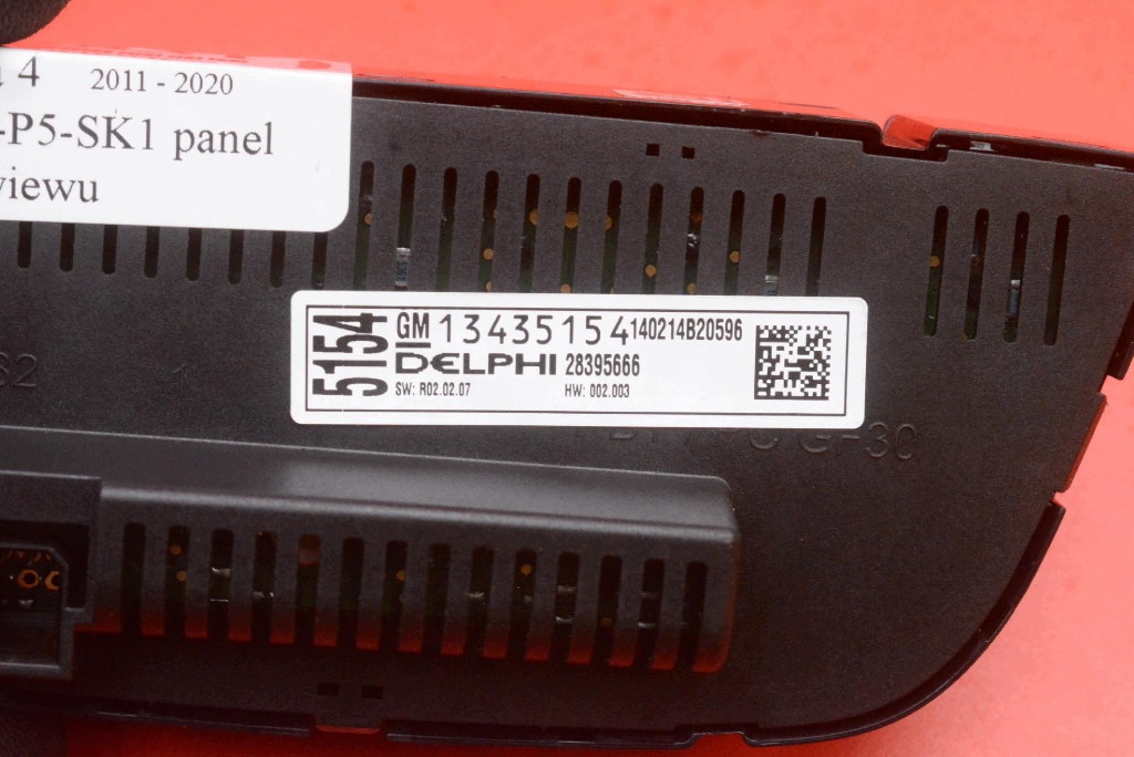 control panel air conditioning devices KLIMY 13435154 OPEL ASTRA 4 IV J LIFT 11-20