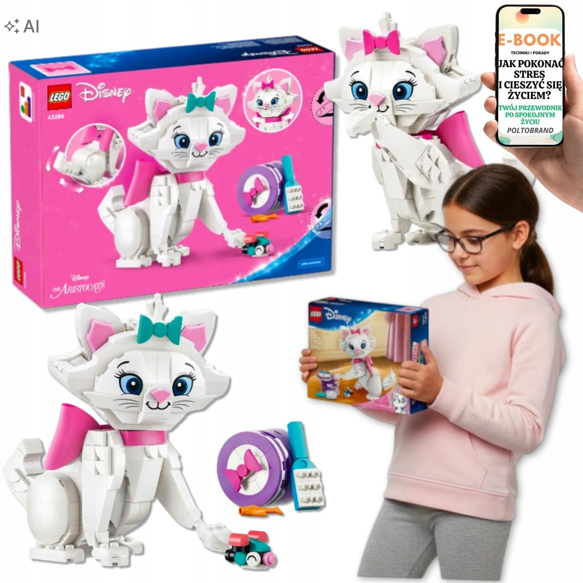 Lego Zwierzęta Kotek Disney Marie Aryskotraci Dla Dziecka EBOOK-1