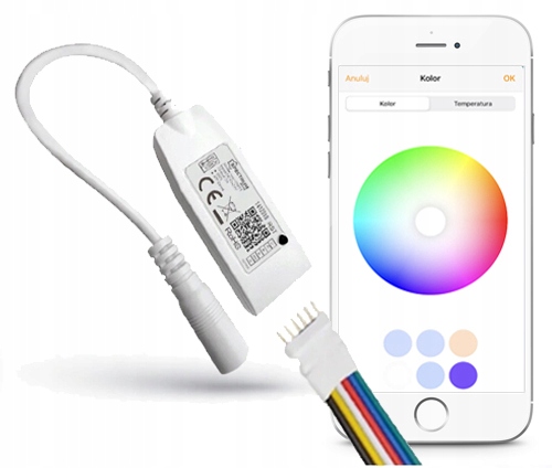

Sterownik Taśmy Led Rgbw WiFi 12-24v dla HomeKit