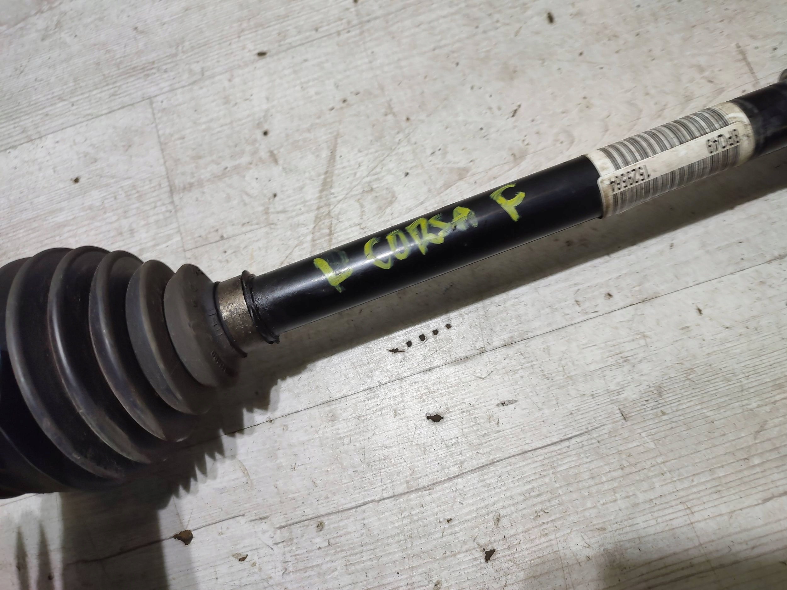 Opel Corsa F 2022 left side semi-axis front