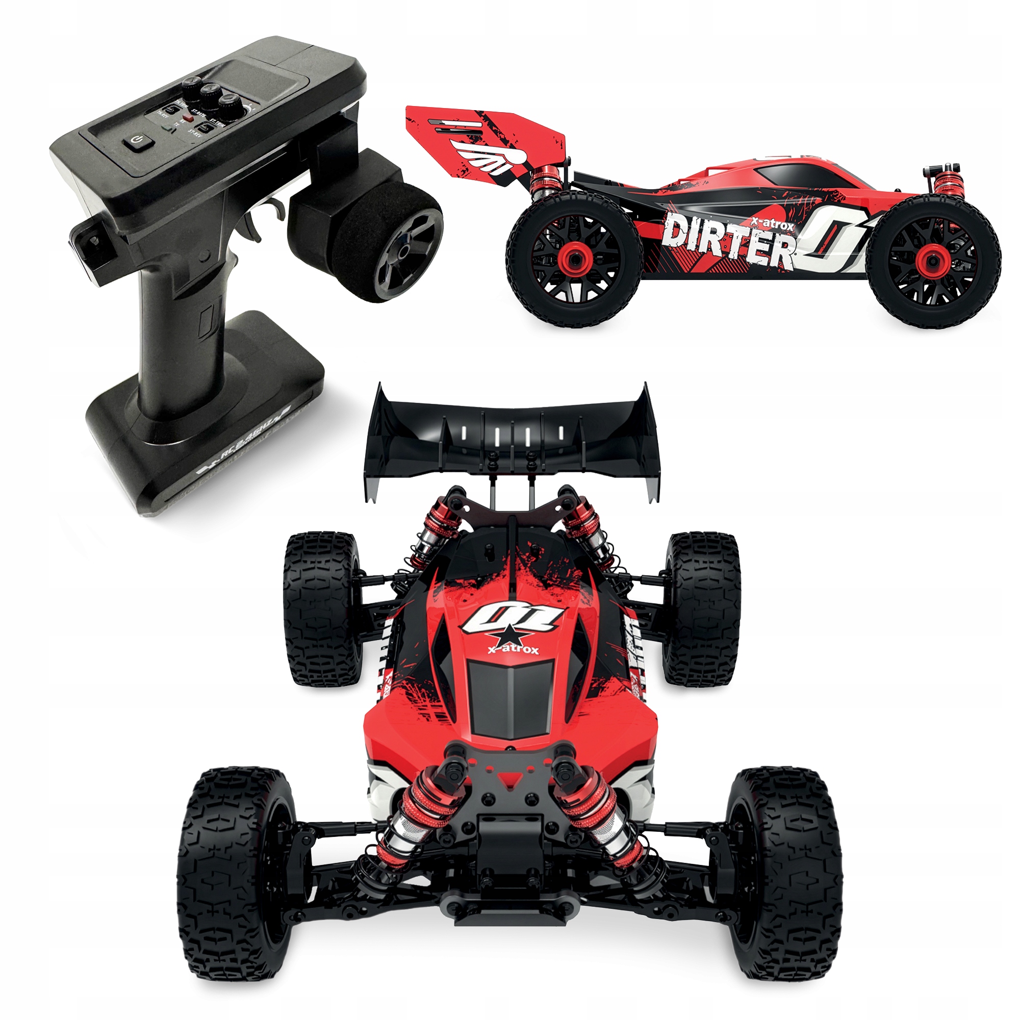 Rc auto velké Auto na dálkové ovládání do 50 km/h 4x4 100 m Atrox