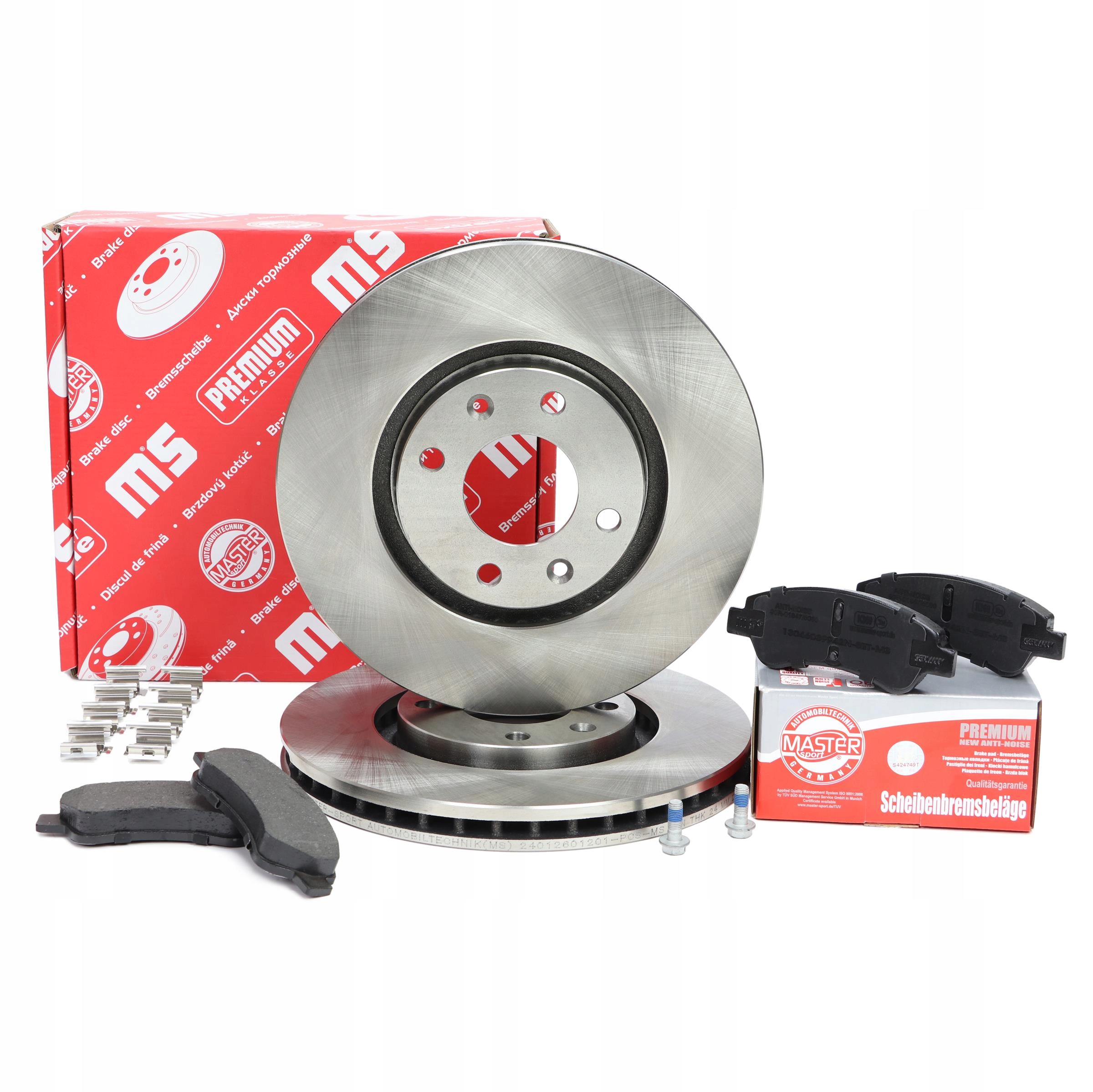 Kotouče Brzdové Destičky přední Citroen; Peugeot