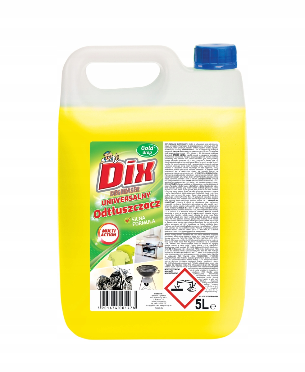 

DIX silny odtłuszczacz uniwersalny 5l