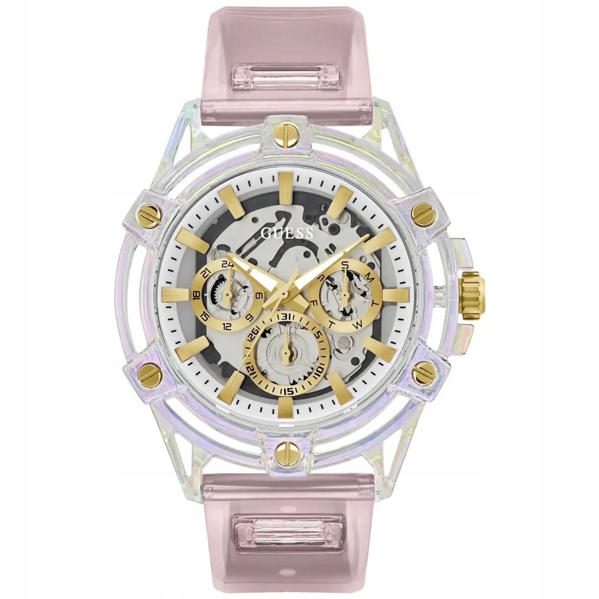 Pánské Hodinky Guess GW0806G4 růžové