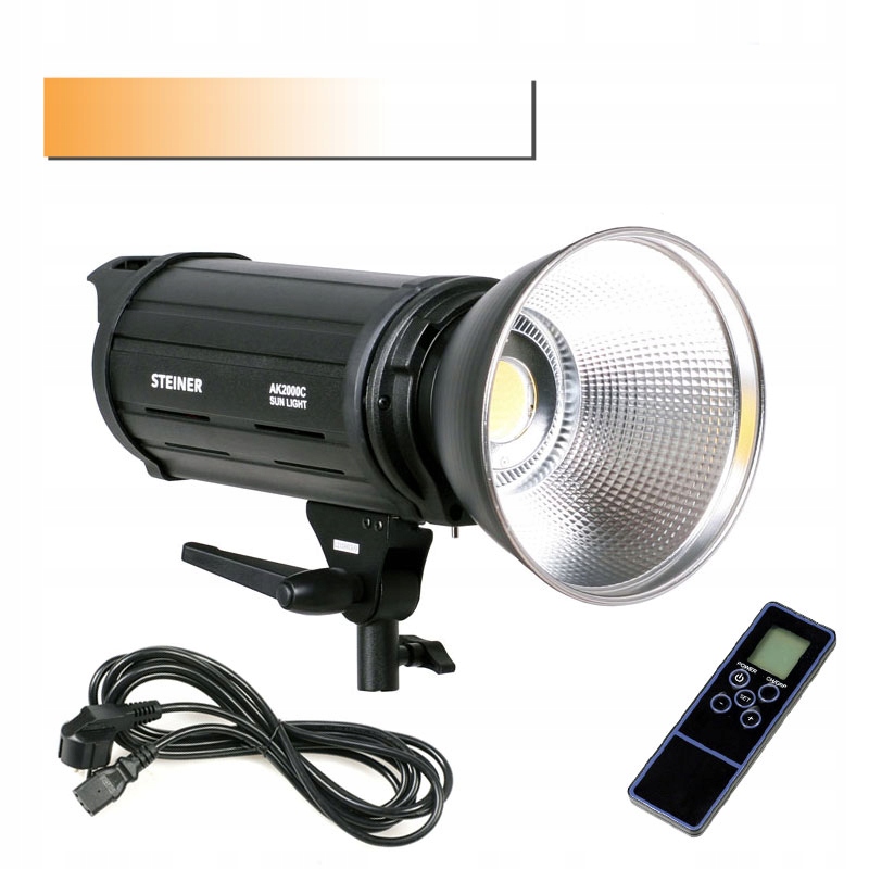 Pro Led Lampa Steiner AK2000C Sun Light 1000W Změna Barvy 3200-5500K Dálkové Ovládání