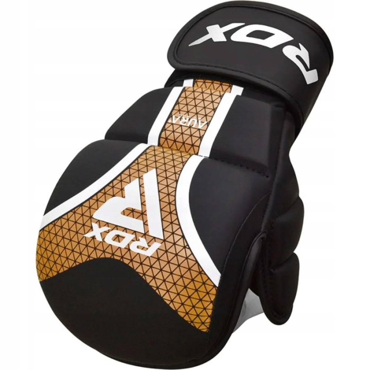 Mma sparingové rukavice Rdx T17 Aura Černá/zlatá S