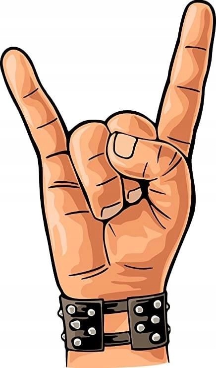 Naklejka 3D na Samochód Auto Gadżety Wodoodporna Hard Rock Rock N Roll 9