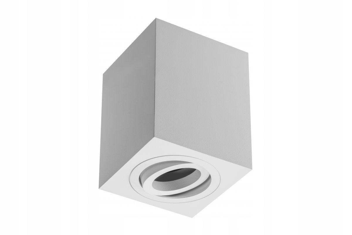 Stropní svítidlo Sensa, max 50 W, IP20, alum, 90x90x115, čtvercové, bílé