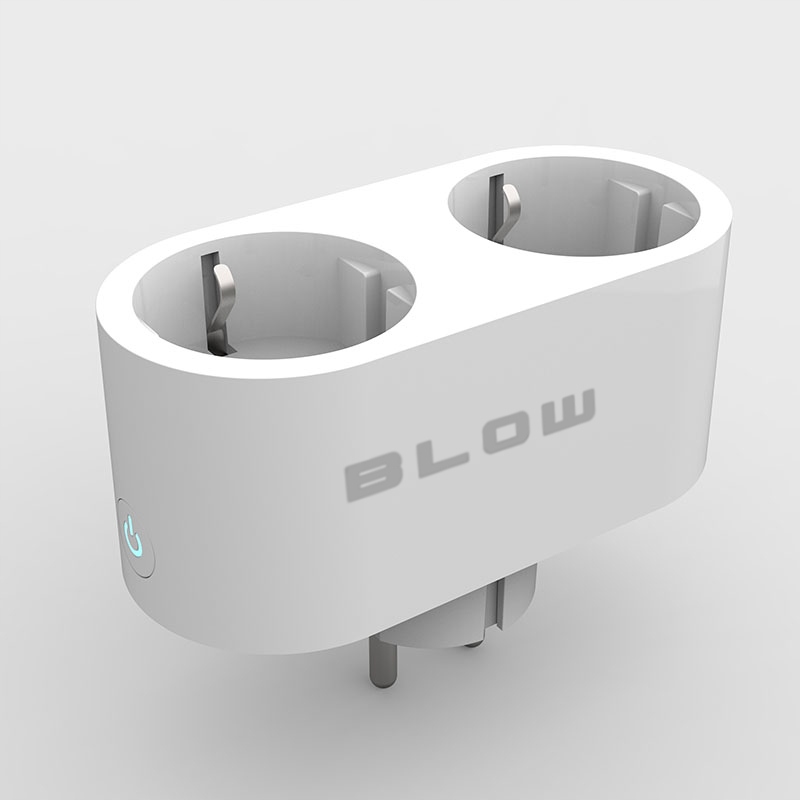 INTELIGENTNE PODWÓJNE GNIAZDKO 2W1 PROGRAMATOR WATOMIERZ