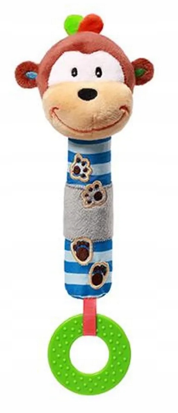 

BabyOno Piszczek z Gryzakiem Monkey George