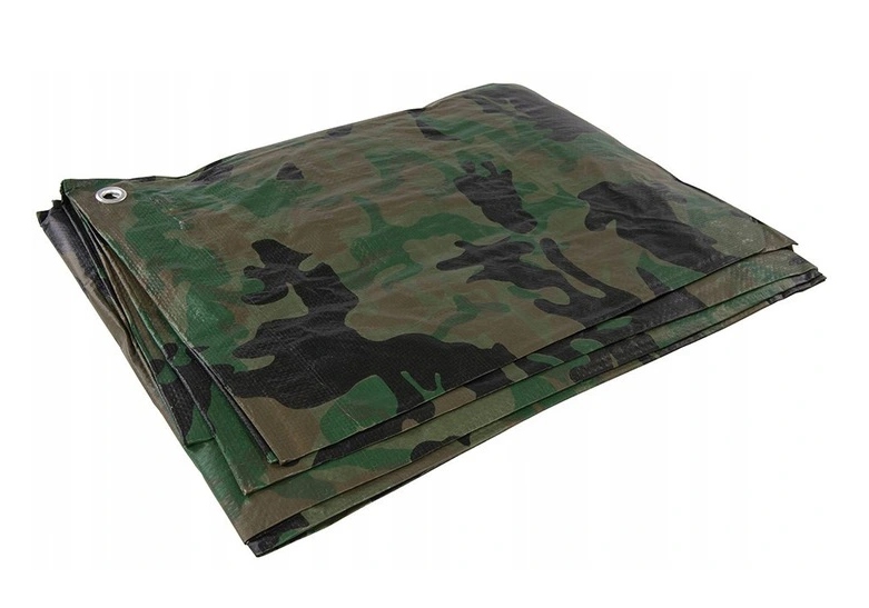 Wojskowa Plandeka Płachta Mocna Moro 5x6m /80g Kamuflaż