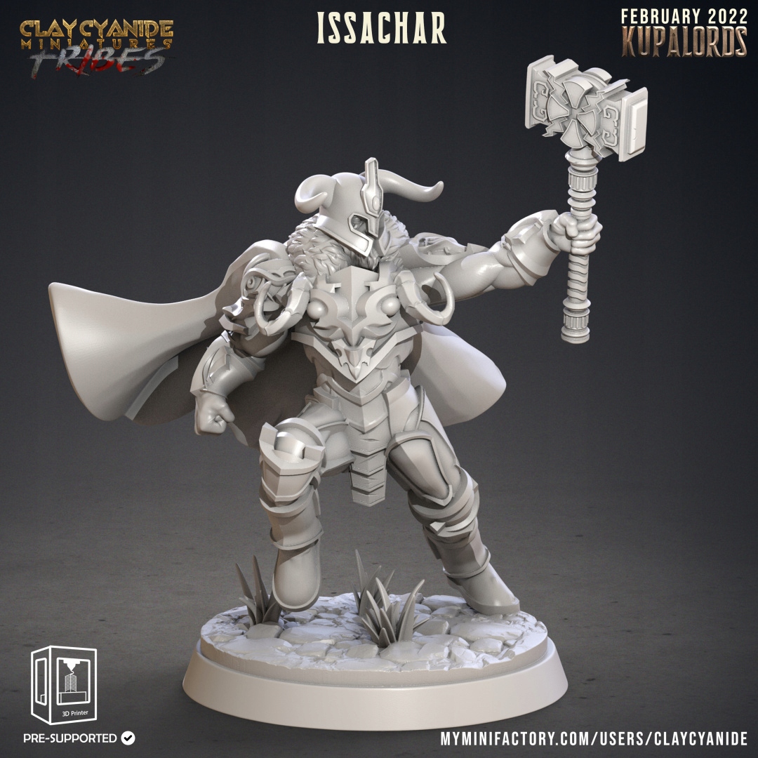 Issachar Clay Cyanide Miniatures 28 mm