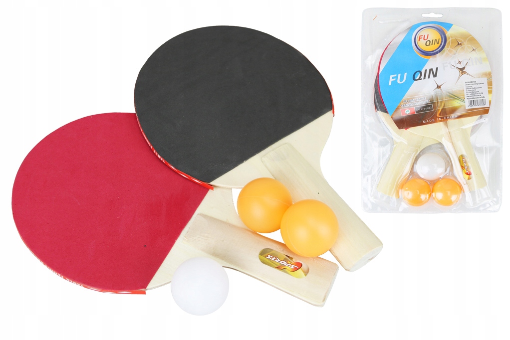 

Kpl paletek do tenisa stołowego 2x paletki piłki