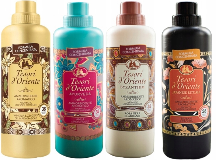 Levně Tesori d'Oriente Sada 4 krásných aviváží 760 ml Vabj