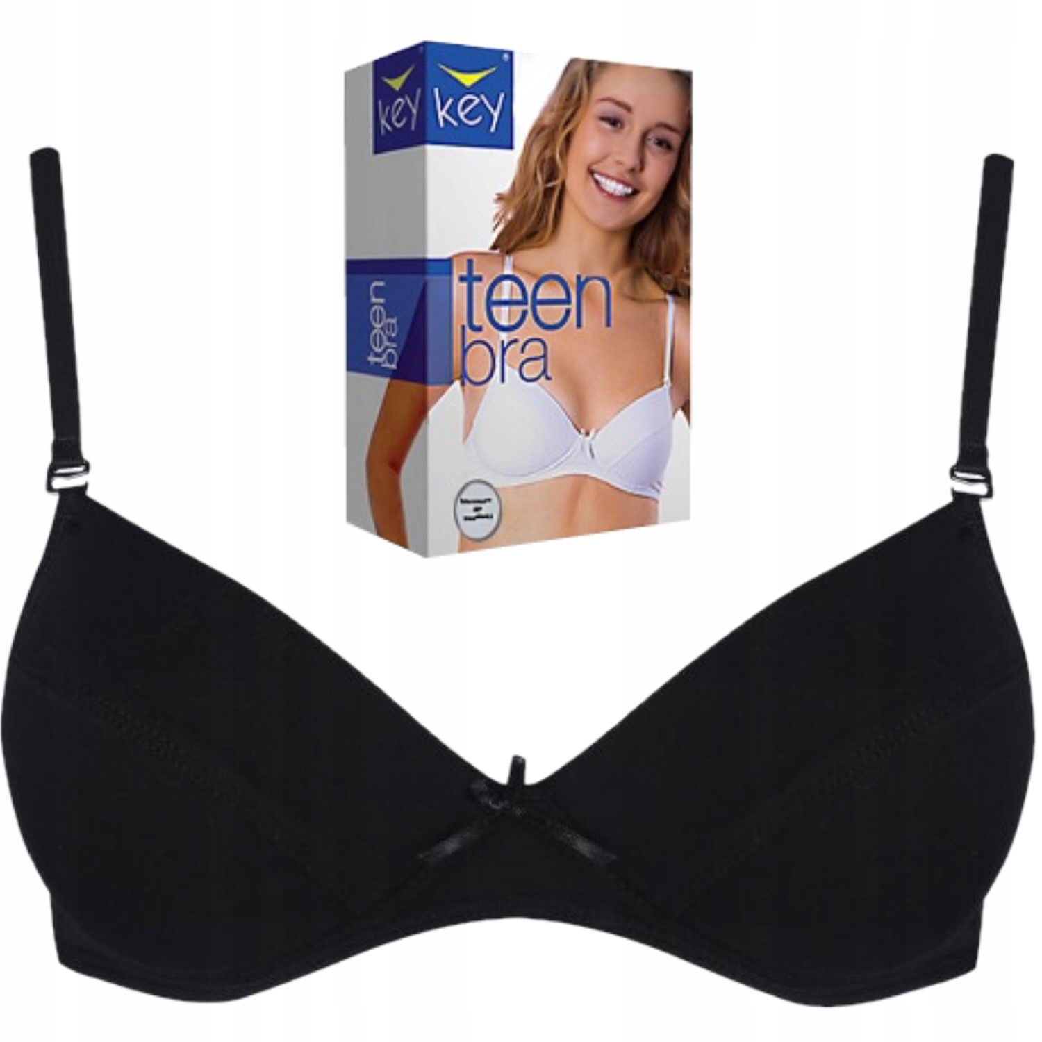 

Key biustonosz młodzieżowy TBC024 czarny 70BB