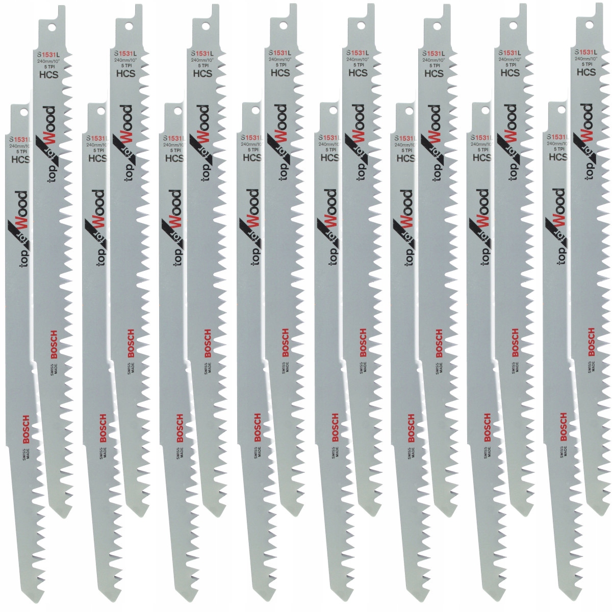 ZESTAW 25 BRZESZCZOT DO DREWNA S 1531L BOSCH