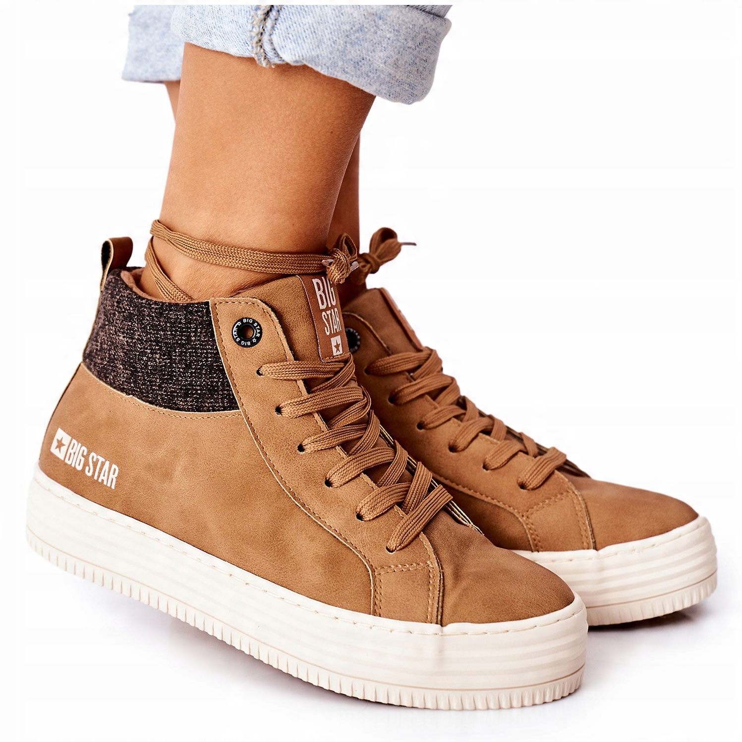 

Ocieplane Trampki Big Star II274145 Camel 37