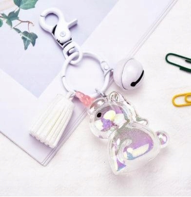 

Brelok holo jednorożec unicorn chwost biały