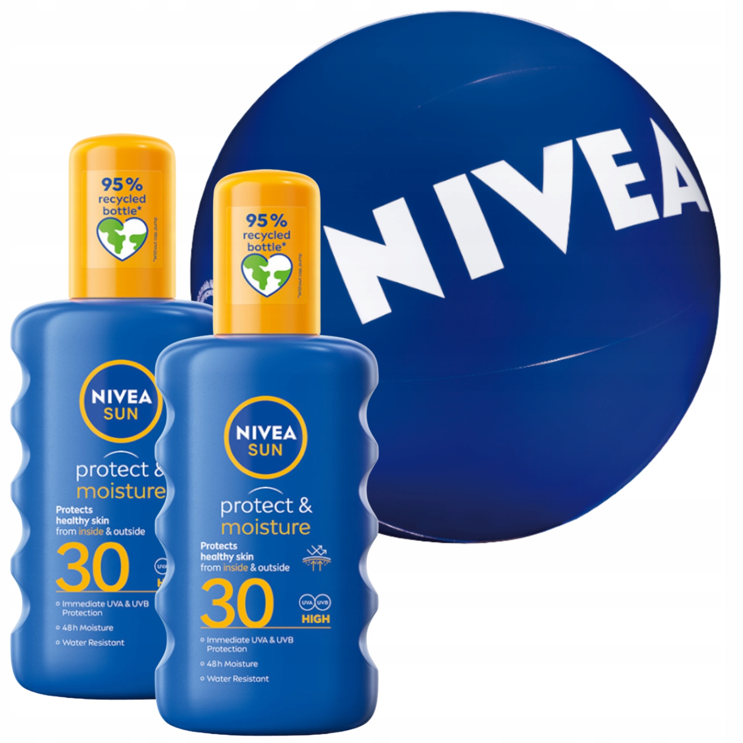 Nivea Sun Balzám na opalování voděodolný SPF30 200 Ml x2 +dárek