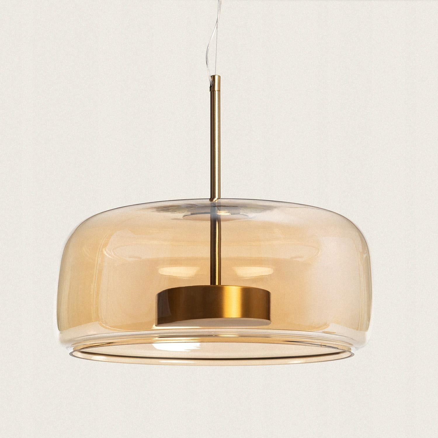Závěsná Led lampa 7W Metal a Sklo Aba