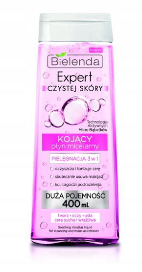 BIELENDA KOJĄCY PŁYN MICELARNY 3w1 C.WRAŻLIWA 400m