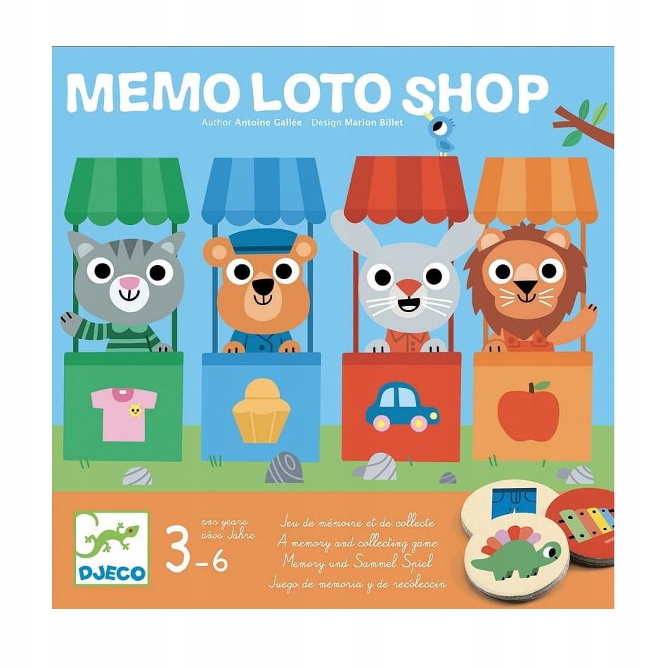 

Djeco gra edukacyjna Lotto Sklep Memo Loto Shop