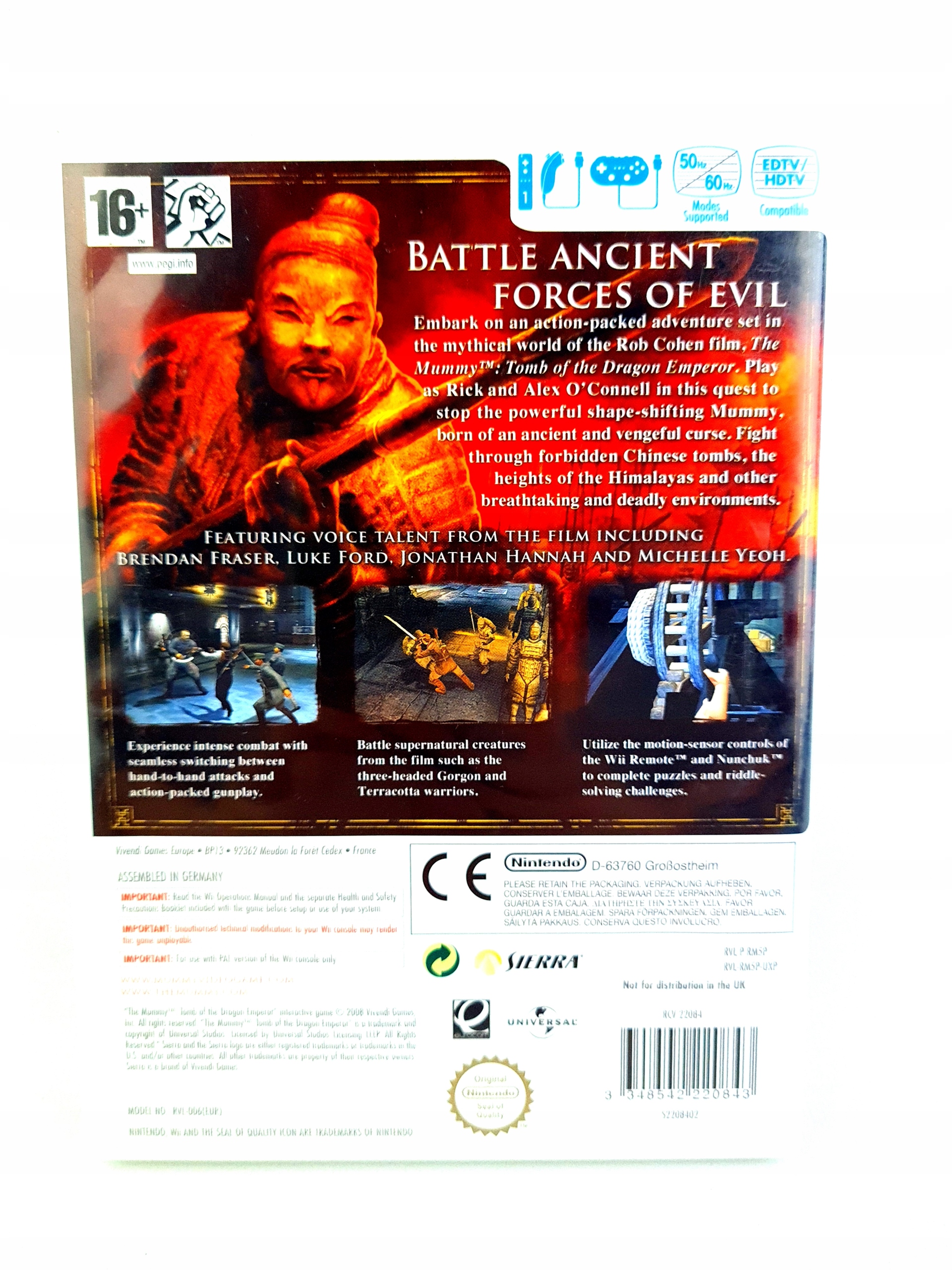 THE MUMMY TOMB OF THE DRAGON EMPEROR NINTENDO WII PAL ENG Producent .dat