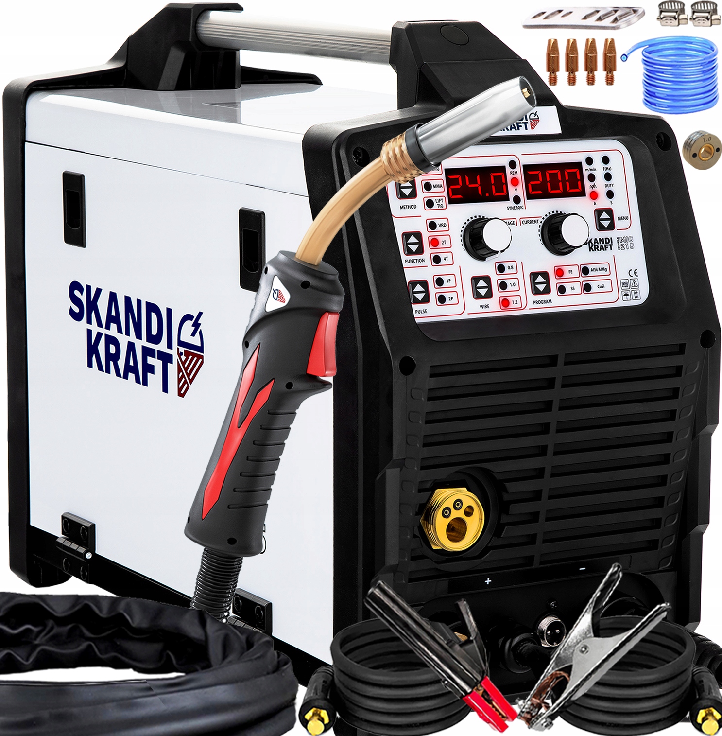 Invertorová Svářečka Migomat Skandi Kraft Isimple 215 Mma Tig 200A Synergie