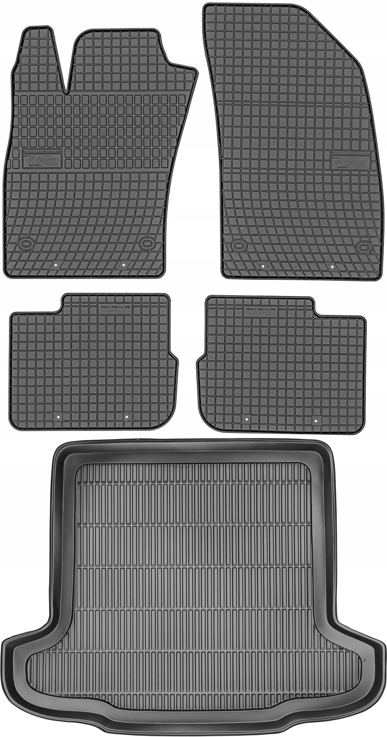 Fiat Tipo Sedan 2015- Gumové stierače rohož batožinového priestoru