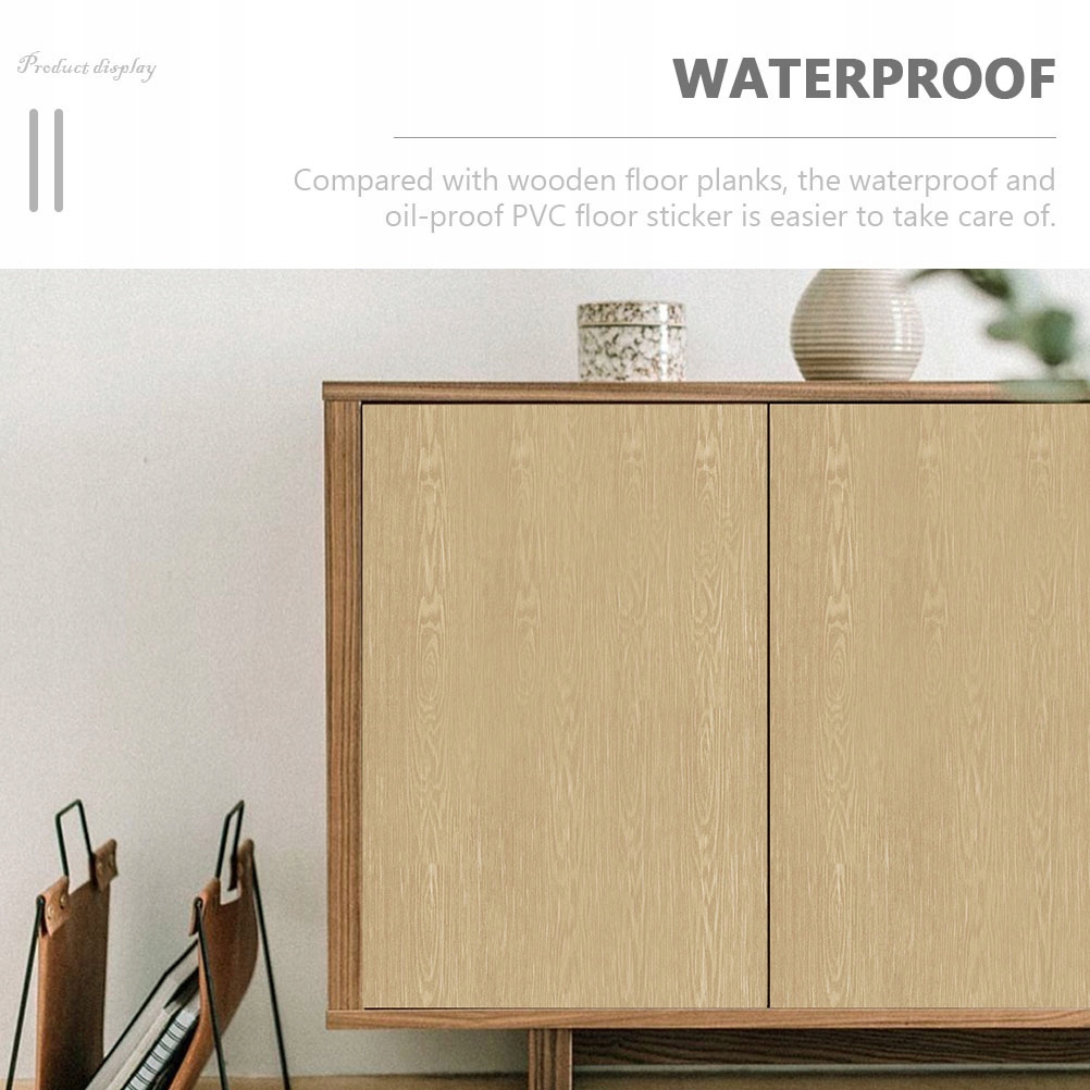 NAKLEJKA PODŁOGOWA PEEL STICK PODŁOGA Z SŁOJÓW DREWNA Grubość całkowita 1 mm