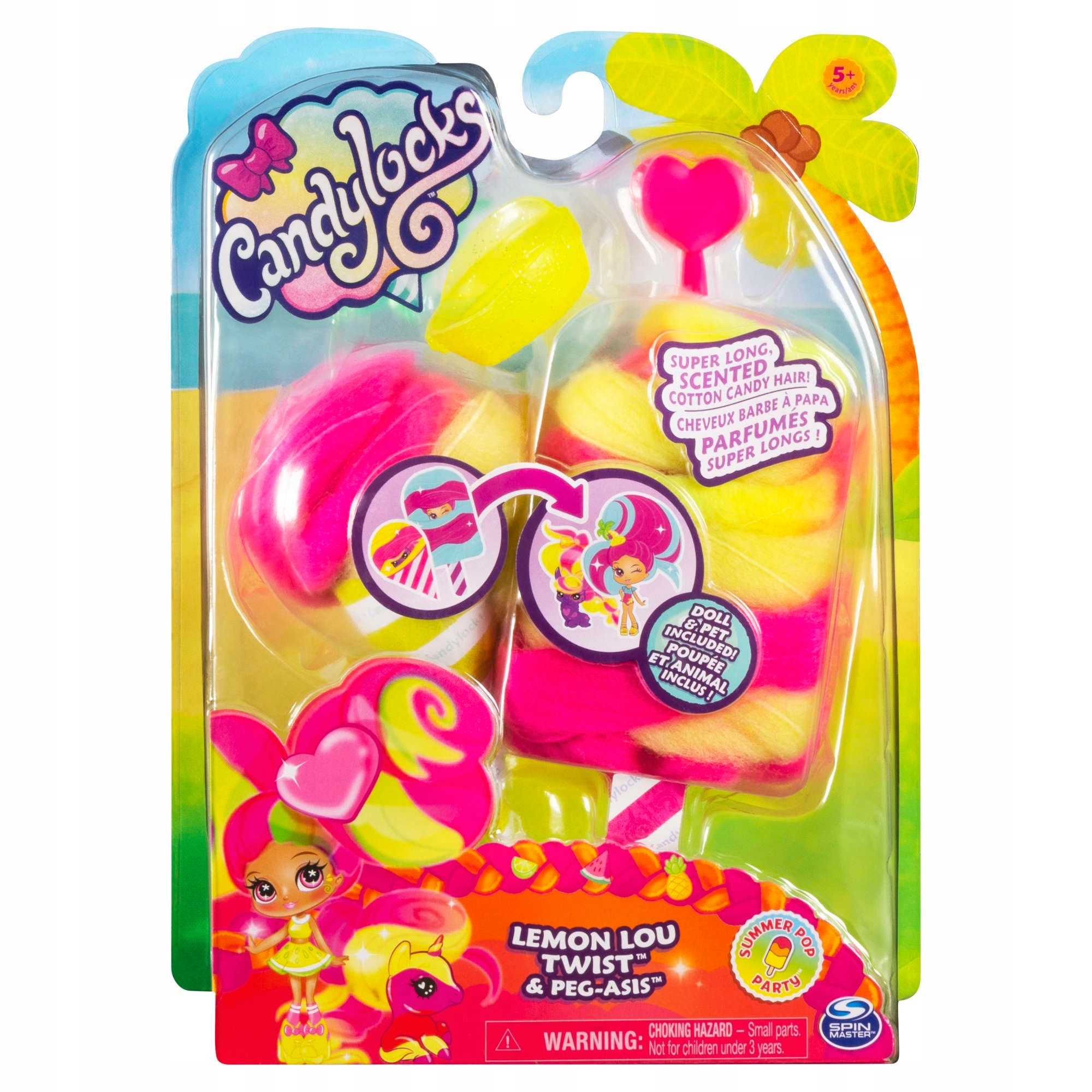 

Zestaw Candylocks Lalka Lemon Lou Twist Peg-Asis