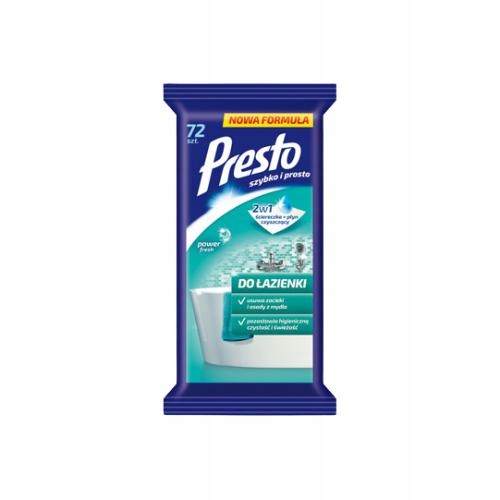 

Presto 2W1 do łazienki, 72szt.