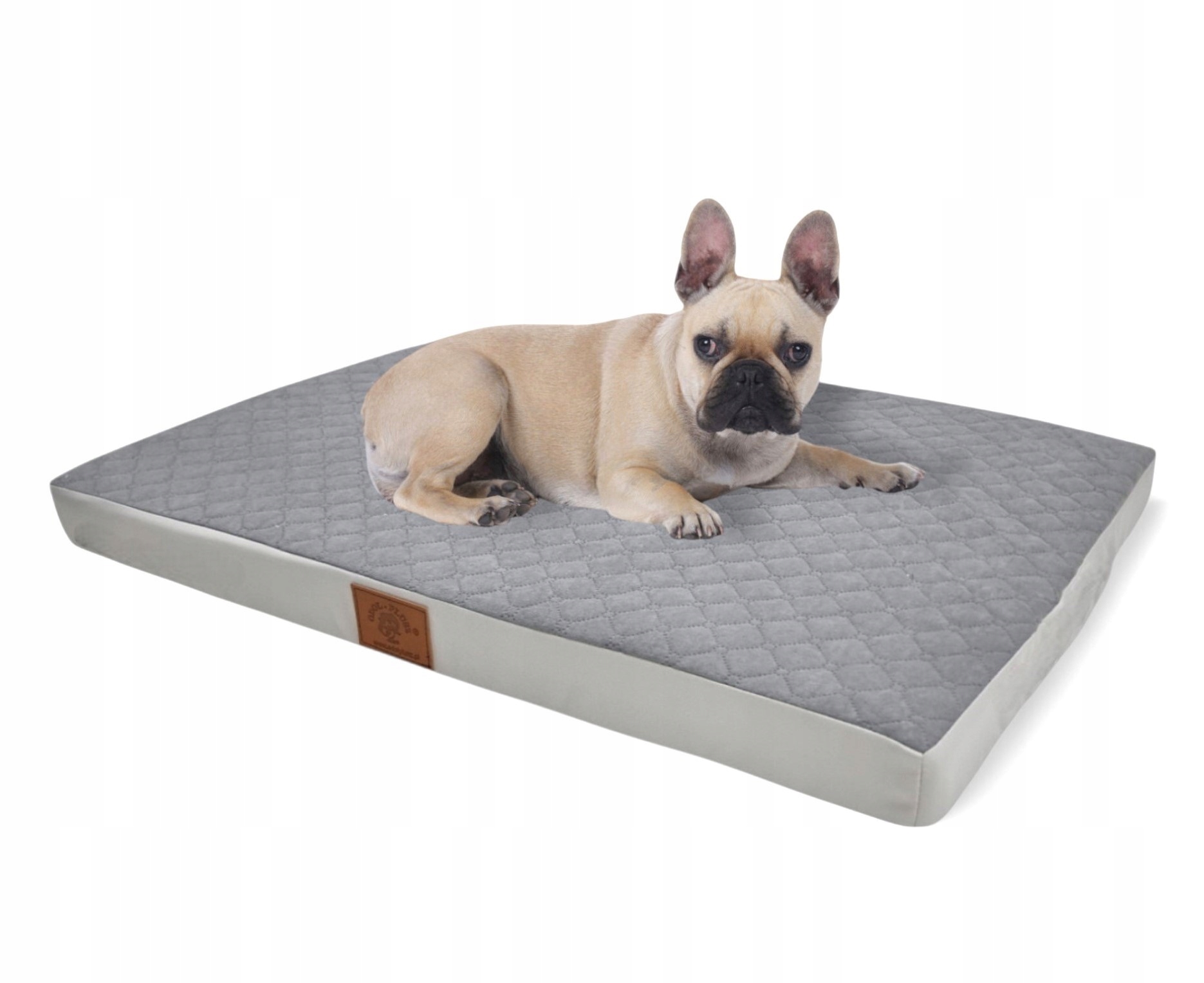 Levně Pelíšek Matrace Psa 80x60x7 cm. Velké Potah L Šedá