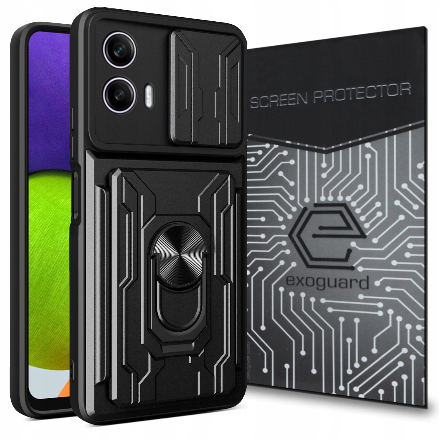 

Etui Pancerne Cover+szkło do Motorola Moto G73 5G