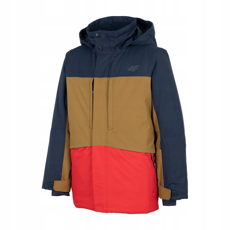 4F Chłopięca Kurtka Narciarska HJZ22 JKUMN004 152