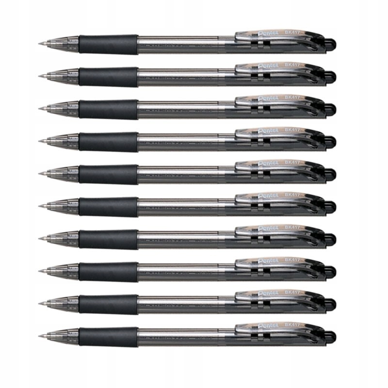 

10x Długopis Automatyczny Pentel 0,7 mm Czarny