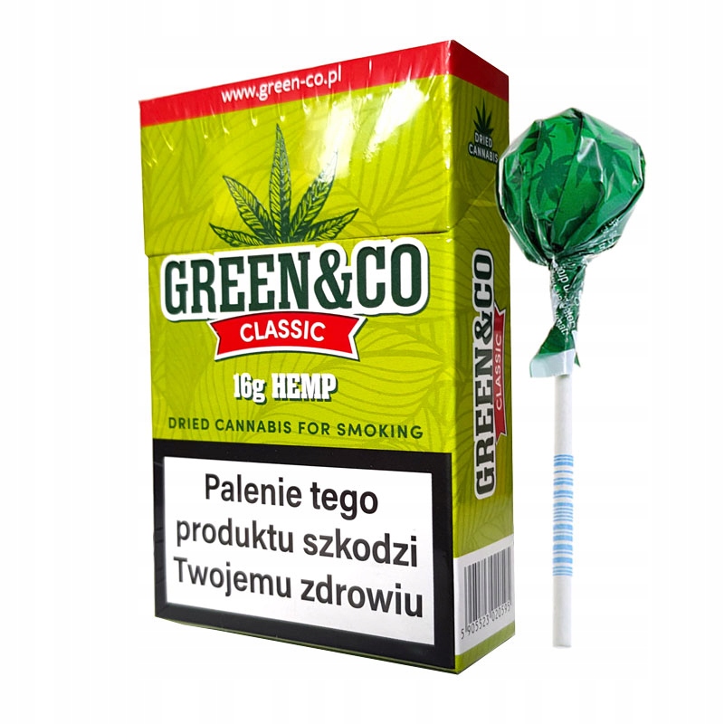 

Prerollsy Green&Co Classic Cbd 20 szt lizak