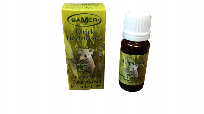 

Naturalny Eteryczny Olejek Eukaliptusowy Bamer 7ml