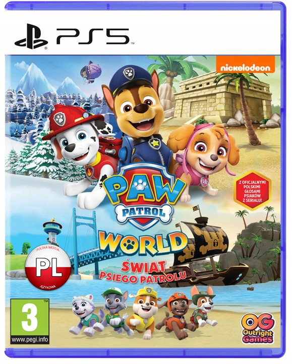 ŚWIAT PSIEGO PATROLU PAW PATROL WORLD PS5 PO POLSKU DLA DZIECIAKÓW