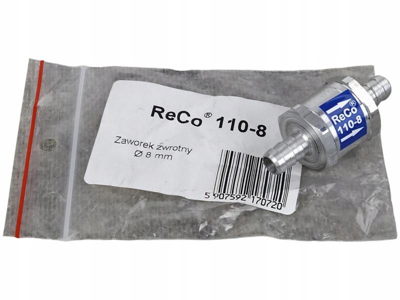 

Reco Zawór Zwrotny Paliwa 8MM 110-8