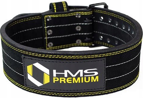 Kulturistický Pás Pro Silové Cvičení Hms PA3558 Černý Velikost XL