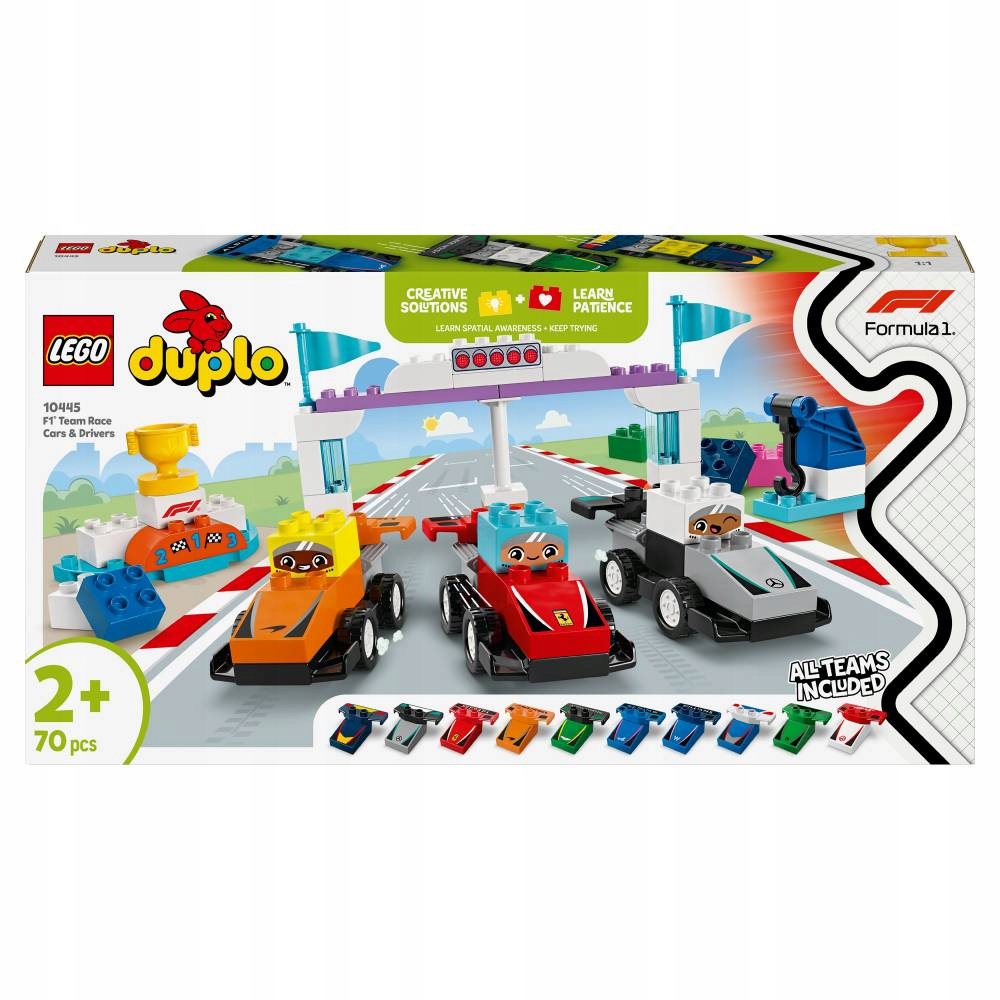 Lego 10445 Duplo Town Bolidy a řidiči F1