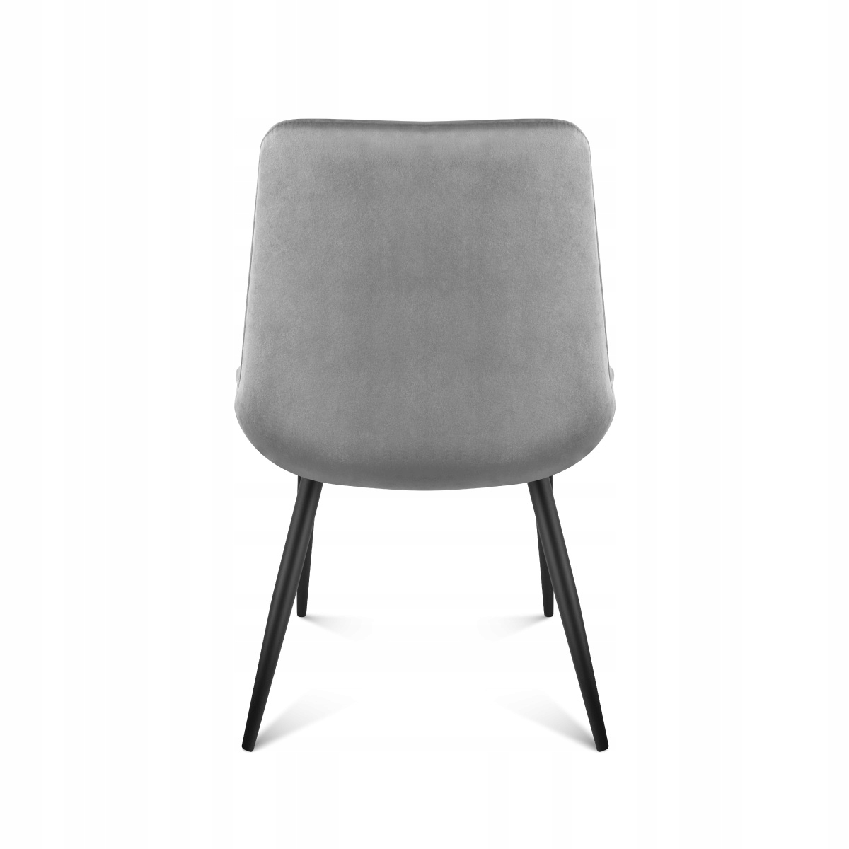 KRZESŁO WELUROWE DO JADALNI SALONU ELEGANCKIE Mark Adler Prince 3.0 Grey Szerokość siedziska 51 cm