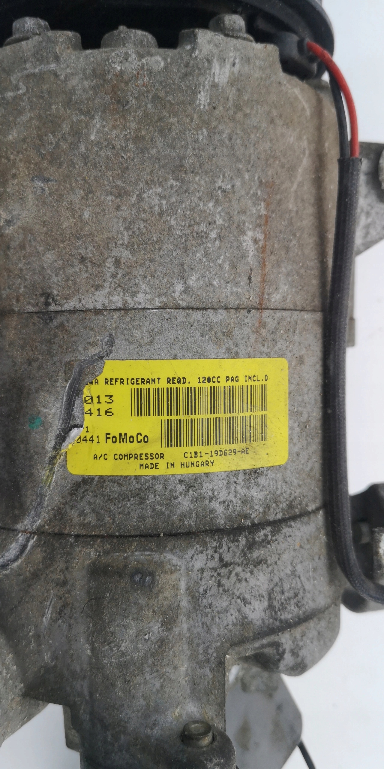 FORD FIESTA MK7 1.0 C1B1-19D629-AE compressor; KLIMA